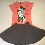 NIEUW 2-delig setje: cirkel-rok en t-shirt, mt. 146/152, Kinderen en Baby's, Kinderkleding | Maat 146, Meisje, Nieuw, Ophalen of Verzenden