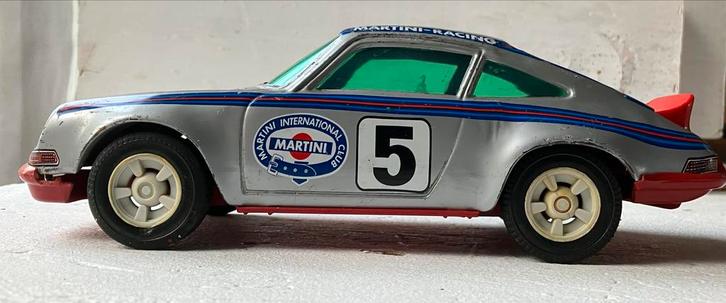 Joustra Porsche 911 Martini Racing blik, Antiek en Kunst, Antiek | Speelgoed, Ophalen of Verzenden