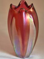 Vintage Roze Glas Vaas, Ophalen of Verzenden