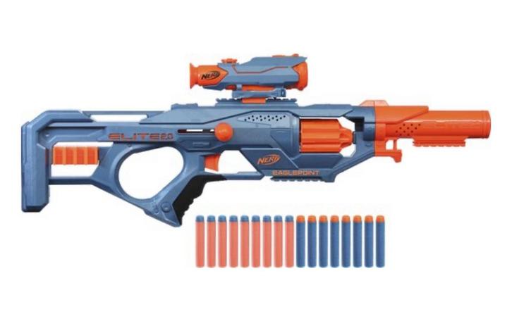 3 toffe NERF pistolen Eaglepoint/volt/sharpfire + 42 darts, Kinderen en Baby's, Speelgoed | Buiten | Actiespeelgoed, Zo goed als nieuw