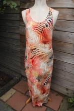 Jurk oranje/ creme Geisha mt XL/42 Maxi Vaste prijs, Geisha, Maat 42/44 (L), Oranje, Ophalen of Verzenden