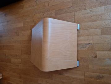 Auping Auronde aanhaaktafeltje Seniorenhoogte  48cm  beuken beschikbaar voor biedingen