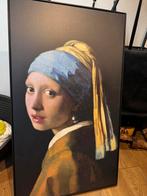 Meisje met de parel schilderij, Ophalen, Zo goed als nieuw, Schilderij, 75 cm of meer