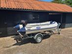 Allpa Sens 350AL (inclusief motor en trailer), Watersport en Boten, Aluminium, Zo goed als nieuw, Benzine, Minder dan 70 pk