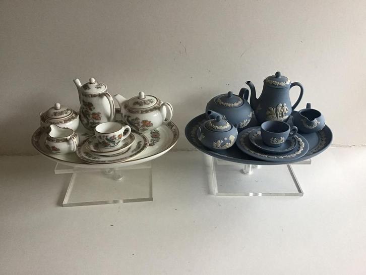 Wedgwood miniatuur serviesje, Kutani Crane, 1993, Antiek en Kunst, Antiek | Keramiek en Aardewerk, Ophalen of Verzenden