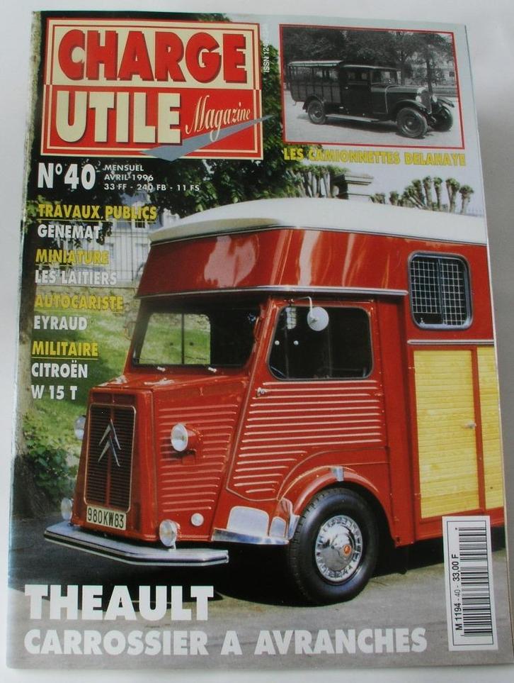 Charge Utile magazine nº 40 april 1996, Boeken, Tijdschriften en Kranten, Zo goed als nieuw, Overige typen, Ophalen of Verzenden