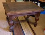 6 houten stoelen met 1 houten tafel antiek look, Huis en Inrichting, Stoelen, Ophalen, Gebruikt, Bruin, Vijf, Zes of meer stoelen