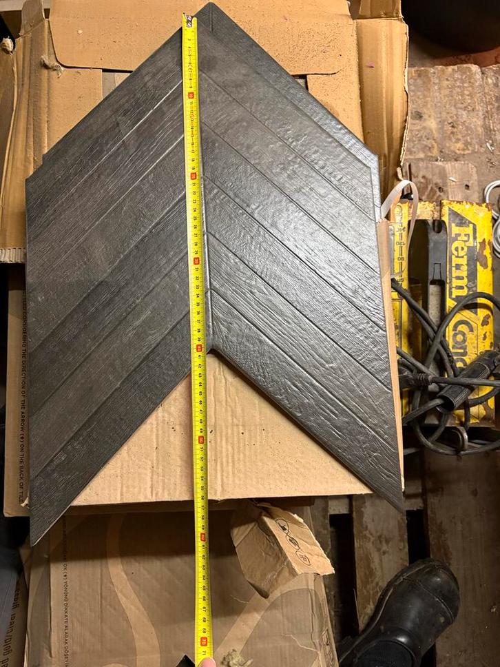 Visgraat Tegels Restpartij, Doe-het-zelf en Verbouw, Tegels, Gebruikt, Vloertegels, Keramiek, 40 tot 60 cm, Minder dan 20 cm, Minder dan 5 m²