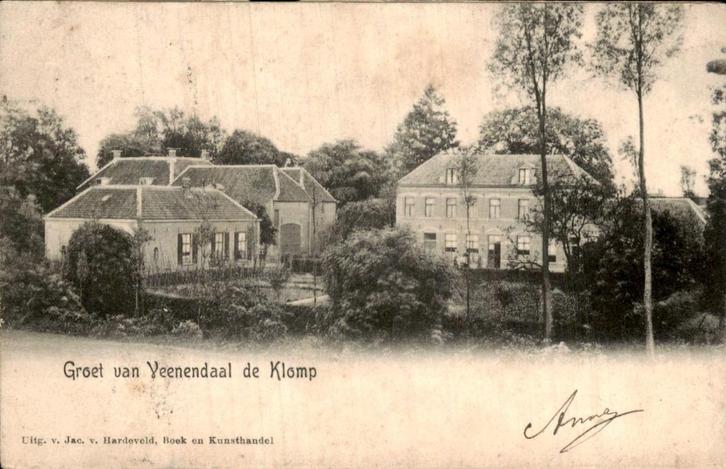 Veenendaal - de Klomp, Verzamelen, Ansichtkaarten | Nederland, Gelopen, Utrecht, Voor 1920, Ophalen of Verzenden