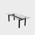 1x Cassina Le Corbusier LC6 Tafel Helder Glas - Zwart, Huis en Inrichting, Tafels | Eettafels, 200 cm of meer, Zo goed als nieuw