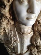 Marmeren buste van Lodewijk de 14e  Beeld zonnekoning, Antiek en Kunst, Ophalen
