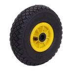 Bolderkarwiel / luchtbandwiel 3.00-4 BUDGET met gele velg, NB, Nieuw, Ophalen of Verzenden, NB