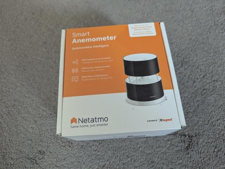 Netatmo Smart Anemometer (NWA01-WW) - Nieuw in doos, Audio, Tv en Foto, Weerstations en Barometers, Nieuw, Ophalen of Verzenden