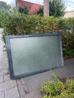 Ijzer schutting met glas (2x), Ophalen of Verzenden, Gebruikt, Minder dan 3 meter