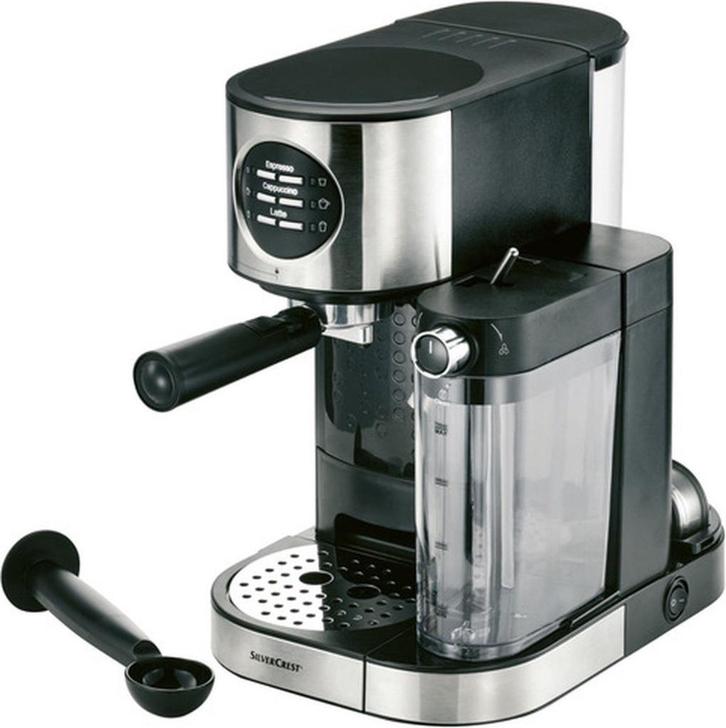 Koffiemachine Silvercrest (Lidl), Witgoed en Apparatuur, Koffiezetapparaten, Gebruikt, Gemalen koffie, Combi, 1 kopje, Afneembaar waterreservoir