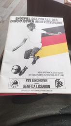 P s v - Benfica cl finale 19 88 programma, Ophalen of Verzenden