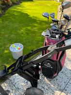 Golf uitrusting compleet Met Gokart elektrisch!!, Sport en Fitness, Overige merken, Golfkar, Gebruikt, Ophalen
