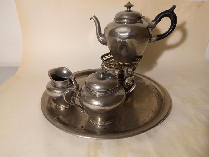 Antiek theeservies met dienblad, Antiek en Kunst, Antiek | Servies compleet, Ophalen