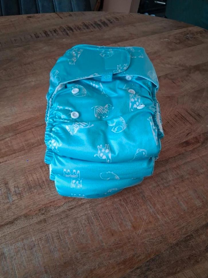 3 wasbare luiers met vaste boosters, Kinderen en Baby's, Badjes en Verzorging, Zo goed als nieuw, Overige typen, Overige merken