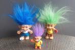 3 Vintage troll trol pop poppen poppetjes, Verzamelen, Ophalen of Verzenden, Zo goed als nieuw