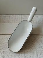 Wit emaille grutters/kruideniersschep, Ophalen of Verzenden
