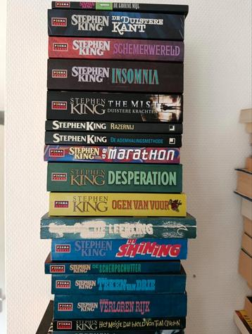 Stephen King boeken ( Nederlands en Engels ) beschikbaar voor biedingen