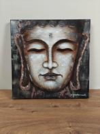 Boeddha Schilderij 60x60 van C. Paramount, Antiek en Kunst, Kunst | Schilderijen | Klassiek, Ophalen of Verzenden