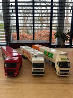 Lion Car DAF 95, 95XF, 75 , Volvo - 3x - Cola, Liga, Poiesz, Ophalen of Verzenden, Gebruikt, Bus of Vrachtwagen, Lion Toys