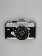 Canon FT QL + Canon FL 50mm f/1.8 – Analoge SLR-klassieker, Ophalen of Verzenden, Zo goed als nieuw, Spiegelreflex, Canon