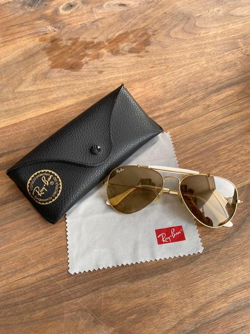 Ray Ban Outdoorsman, Sieraden, Tassen en Uiterlijk, Zonnebrillen en Brillen | Heren, Zo goed als nieuw, Zonnebril, Ray-Ban, Ophalen of Verzenden