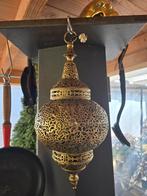 Arabisch marokkaans brons lantaarn lamp geoxideerd vintage, Ophalen of Verzenden, Zo goed als nieuw, Minder dan 50 cm