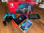 Nintendo switch met spellen ect, Spelcomputers en Games, Spelcomputers | Nintendo Switch, Ophalen, Zo goed als nieuw, Met 1 controller