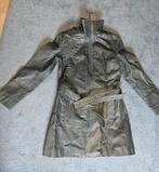 Donkergroene leren jas van Sticks and Stones 38, Kleding | Dames, Ophalen of Verzenden, Zo goed als nieuw, Maat 38/40 (M), Groen