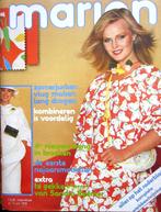 2 x MARION jaren 70 mode de nummers juli en oktober 1978, Hobby en Vrije tijd, Kledingpatronen, Verzenden, Zo goed als nieuw, Overige typen