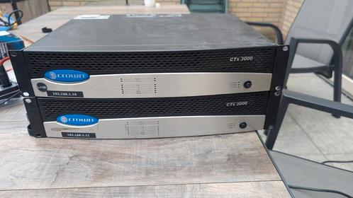 crown cts 3000 2x, Audio, Tv en Foto, Professionele Audio-, Tv- en Video-apparatuur, Gebruikt, Audio, Ophalen of Verzenden