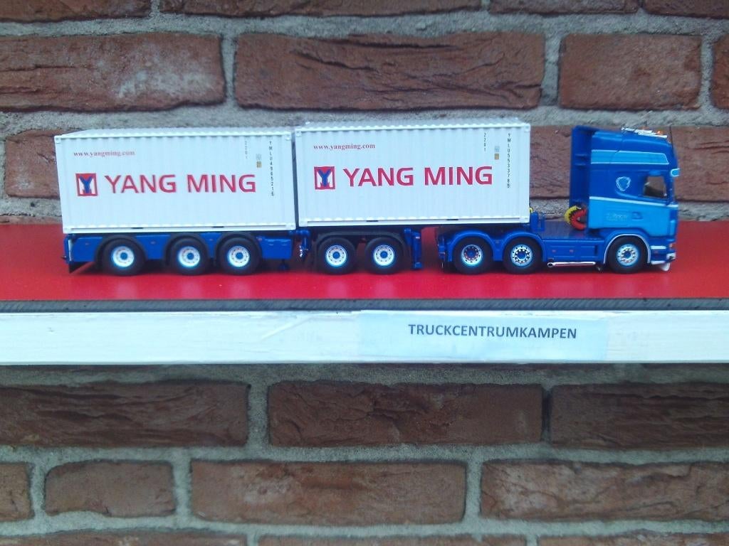 Tekno  Scania  164 - 580  van  P.  Visser., Hobby en Vrije tijd, Modelauto's | 1:50, Nieuw, Bus of Vrachtwagen, Tekno, Ophalen of Verzenden