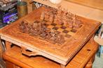 Schaakspel houtsnijwerk Bali, Antiek en Kunst, Ophalen of Verzenden