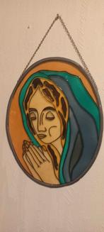Maria afbeelding glas in lood, Antiek en Kunst, Ophalen