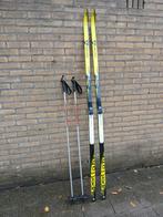 Fisher langlaufski's met stokken en schoenen, Ophalen, Ski's, Fischer, 180 cm of meer