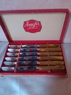 6 delige Amefa messenset, Antiek en Kunst, Antiek | Bestek, Ophalen of Verzenden