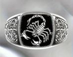 Ring Tibet zilver massief 'Schorpioen' M-20 ongedragen NIEUW, Sieraden, Tassen en Uiterlijk, Ringen, 19 tot 20, Nieuw, Ophalen of Verzenden