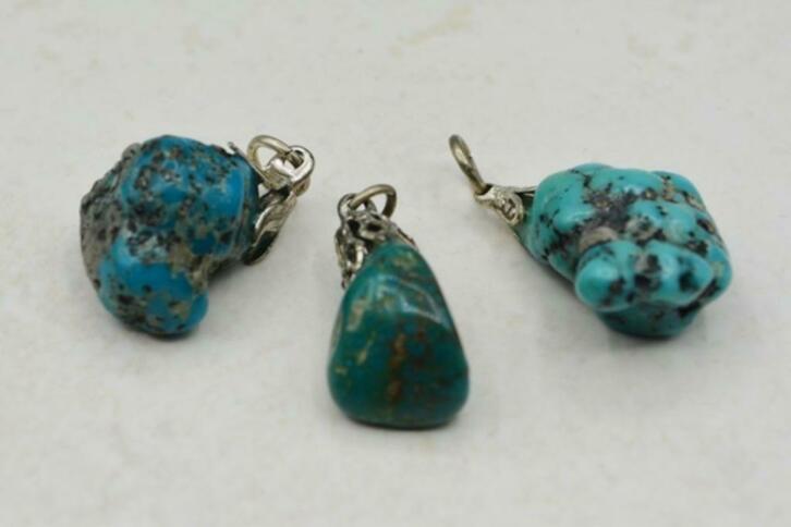 Turkoois hanger, Sieraden, Tassen en Uiterlijk, Edelstenen, Nieuw, Ophalen of Verzenden