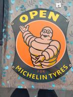 Emaille reclamebord Michelin banden, Verzamelen, Merken en Reclamevoorwerpen, Ophalen of Verzenden, Gebruikt, Reclamebord