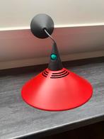 Rode Metalen Hanglamp - Jaren 80 Design, Ophalen of Verzenden, Gebruikt, Metaal, Minder dan 50 cm