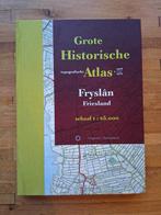 Grote historische atlas fryslan friesland topografische, Ophalen of Verzenden, Zo goed als nieuw, 1800 tot 2000, Nederland