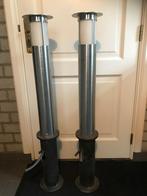 Te koop 2 staande buitenlampen voor in de grond., Staande lamp, Ophalen of Verzenden, Rvs, 50 tot 250 watt