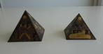 2 Vintage Mini Piramide Beeldjes, Verzamelen, Ophalen, Zo goed als nieuw