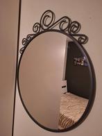 Zwarte spiegel, Ophalen, Minder dan 50 cm, Zo goed als nieuw, Minder dan 100 cm