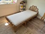 Kinderbed Evy Rotan, Kinderen en Baby's, Kinderkamer | Bedden, Gebruikt, Ophalen of Verzenden, Matras, 85 tot 100 cm