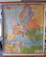 Historische wandkaart Europa ca. 1700 + Handel, visserij Rep, Ophalen, Geschiedenis